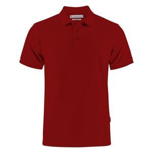 Harvest Mens Neptune Polo Shirt / Dark Red